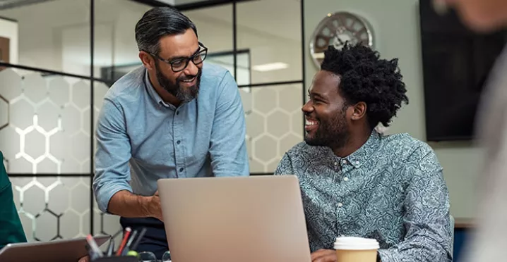 Men working together