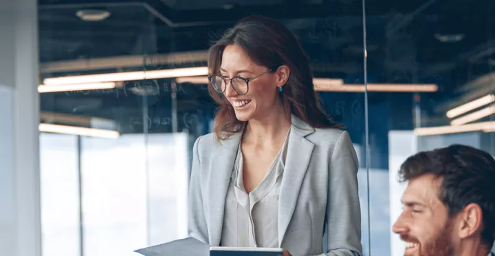 Group of professionals in a meeting room