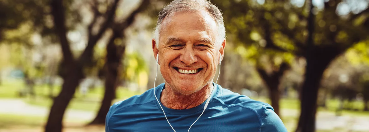 man out walking