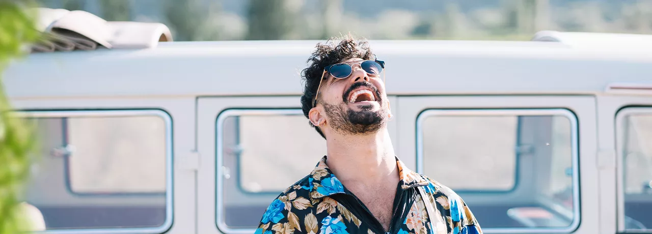 Happy man