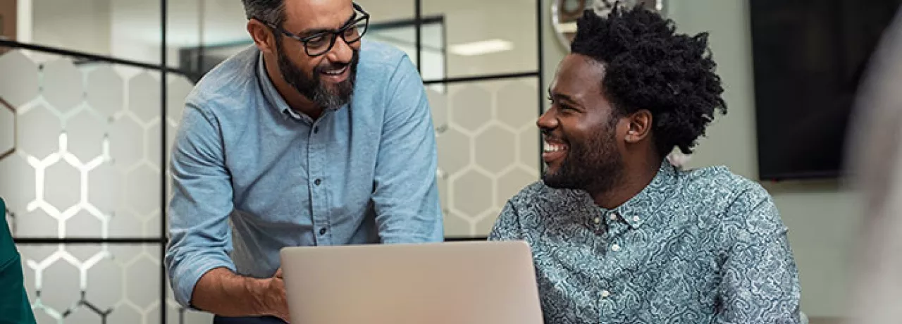 Men working together