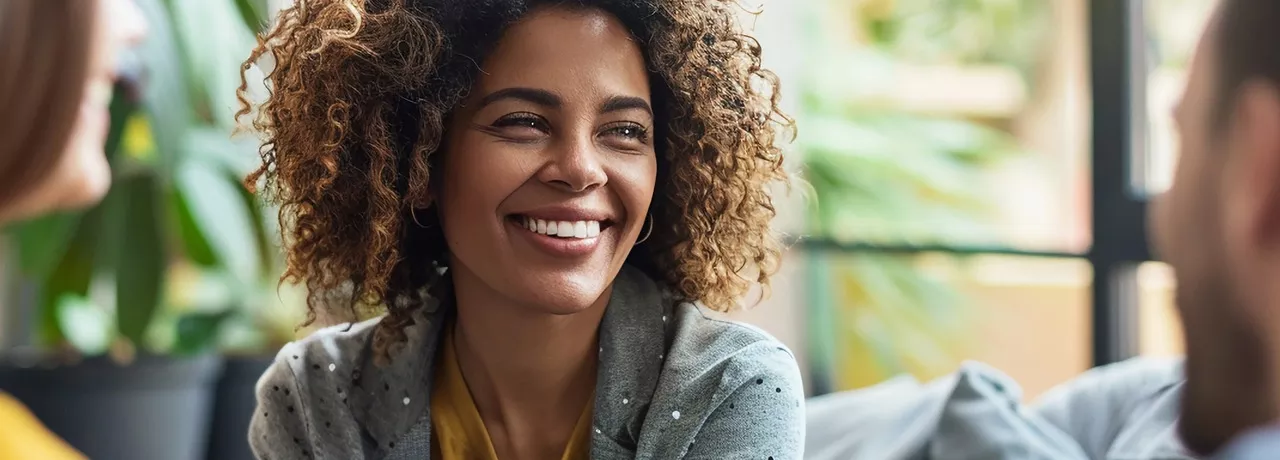 Group having a conversation
