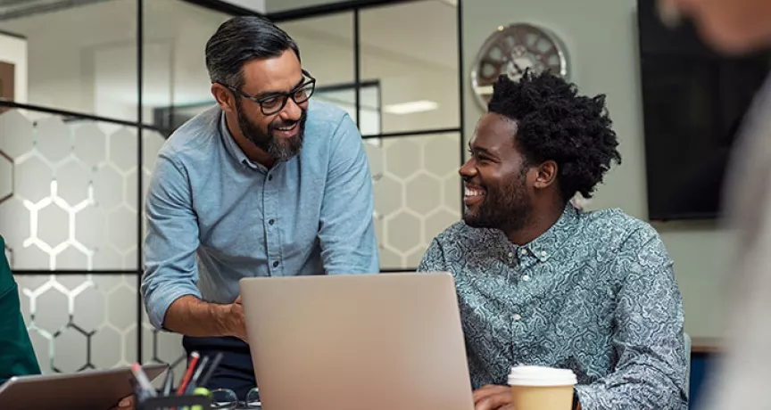 Men working together