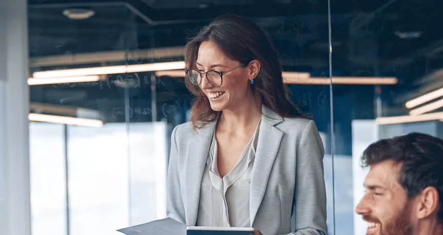 Group of professionals in a meeting room