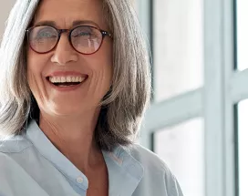 Happy older woman
