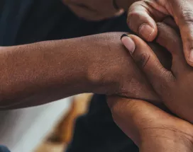 People holding hands