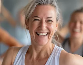 group of women exercising