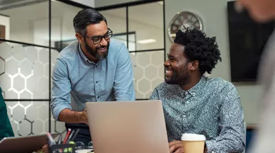 Men working together