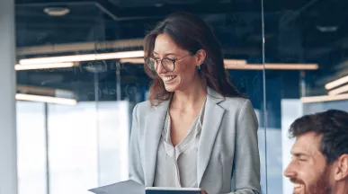 Group of professionals in a meeting room