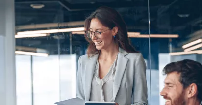 Group of professionals in a meeting room